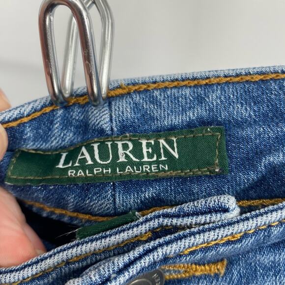 Lauren Ralph Lauren Jeans Modern Straight Curvy Classic Denim 10 - Picture 2 of 9